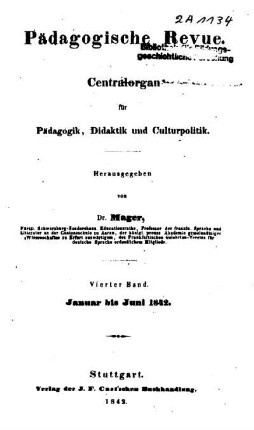3: Pädagogische Revue - 4.1842