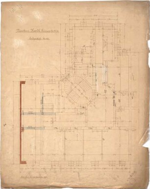 Pfann, Paul; München, Prinzregentenstr. 10; Haus Hartl - Grundriss EG