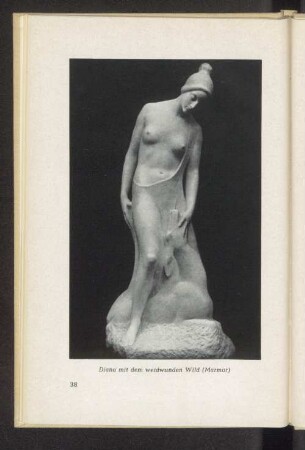 Diana mit dem weidwunden Wild (Marmor)