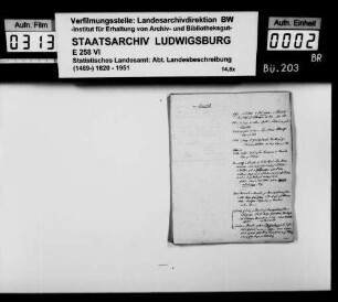 Materialsammlung des Karl von Alberti: Genealogische Notizen zum Adel in Württemberg