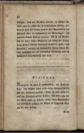 Kleidung.