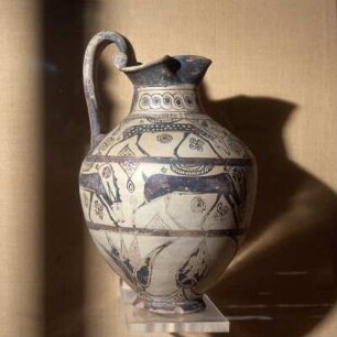 Rhodos, Archäologisches Museum. Rhodische Oinochoe, mit Tierfriesen, 7. Jh. v. Chr.