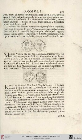 Numismata Romuli