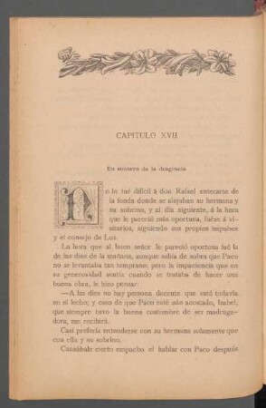 Capítulo XVII - En socorro de la desgracia