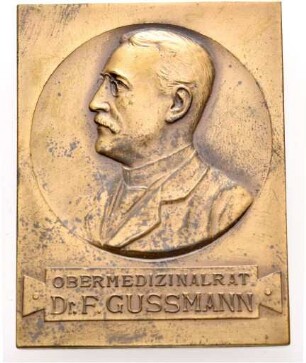 Plakette auf Felix Gussmann