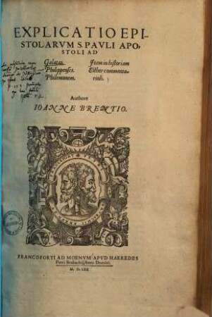 Explicatio epistolarum S. Pauli apostoli ad Galatas, Philippenses, Philemonem
