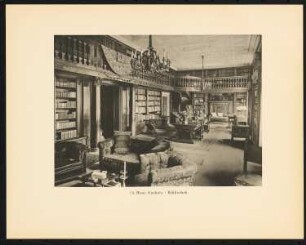 Villa Eugen Gabárty, Berlin-Tiergarten Umbau: Bibliothek (aus: Alfred Breslauer, Ausgeführte Bauten 1897-1927)