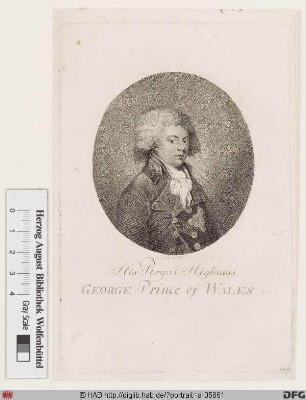 Bildnis Georg IV. (George Frederick Augustus), König von Großbritannien, Irland u. Hannover