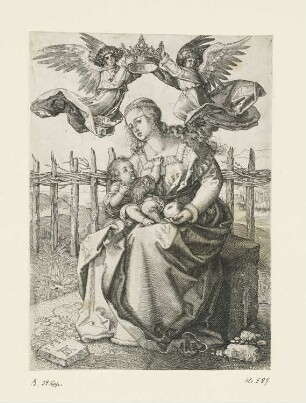Maria von zwei Engeln gekrönt