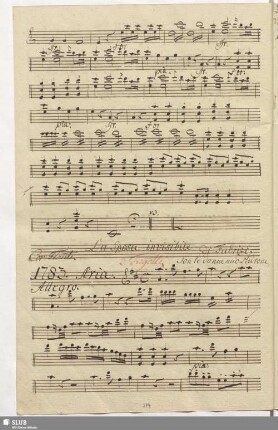 1783. Aria: Son le donne mio padrone / Fabrizi, V.