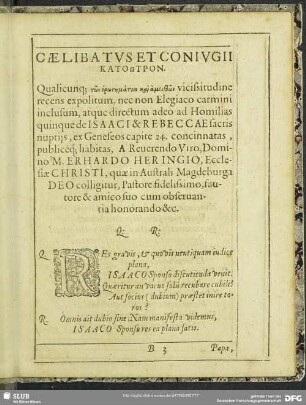 Caelibatus Et Coniugii Katoptron