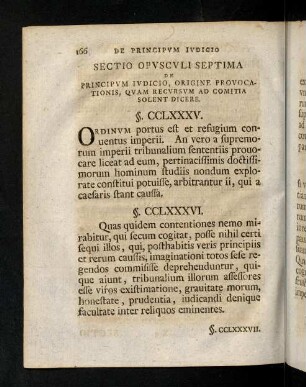 166-174, Sectio Opvscvli Septima De Principvm Ivdicio, Origine Provocationis, Qvam Recvrsvm Ad Comitia Solent Dicere.