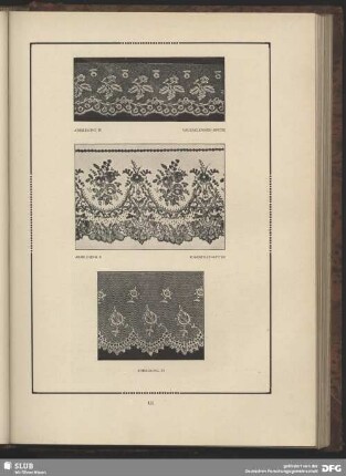 Valenciennes-Spitze, Chantilly-Spitze