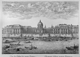 Institut de France, Fassade mit der Seine