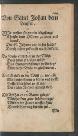 Von Sanct Johan dem Teuffer.