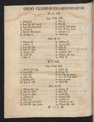 Ordo Classium Examinandarum
