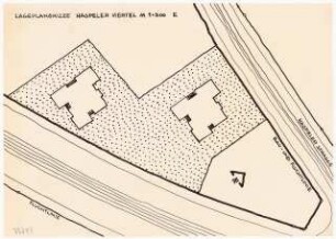 Wohnhäuser Haspeler Viertel, Wuppertal: Lageplanskizze E, 1:500