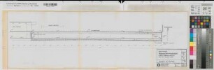 Gronau (Gronau) Entwurf einer Tiefgarage Schnitt Zivilteil 1970 1 : 100 29 x 91 Pause Sudan und Hahm, Ingenieurbüro Regierung Münster Nr. 34071