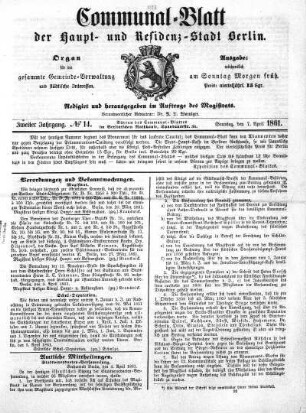 1861,14: No. 14, 7. April 1861