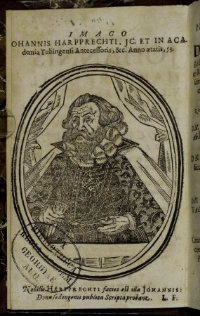 Imago Johannis Harpprechti
