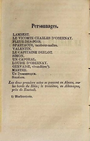 Le mariage au tambour : [comédie en trois actes, mêlée de chant]