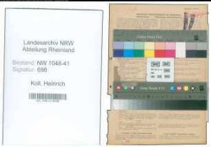 Entnazifizierung Heinrich Koll , geb. 10.06.1911 (Polizist)