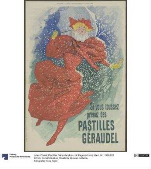 Pastilles Géraudel (Frau mit Regenschirm)