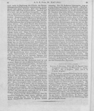 Houwald, C. E.: Bilder für die Jugend. Bd. 2. Leipzig: Göschen 1830