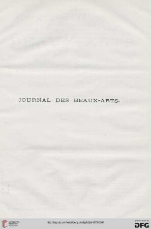 20: Journal des beaux-arts et de la littérature