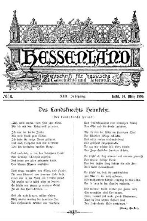 No. 6, 16. März 1899