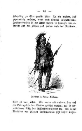 Indianer in Kriegs-Rüstung