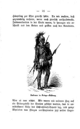 Indianer in Kriegs-Rüstung