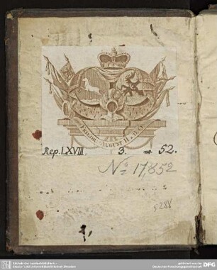 Exlibris: Friedrich August, Herzog von Braunschweig-Oels.
