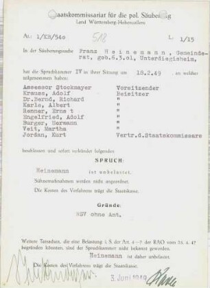 Heinemann, Franz