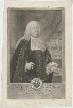 Bildnis des Io. Vlricvs L. B. de Cramer