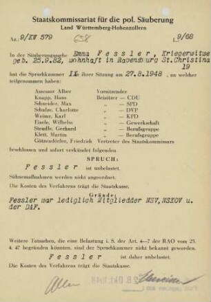 Fessler, Emma