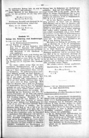 In nicht öffendlicher Sitzung (326,327), 10. November 1909