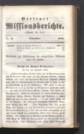 No. 11., November 1856