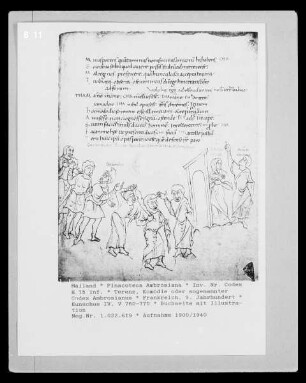 Terenz, Komödie / sogenannter Codex Ambrosianus — Eunuchus IV, V 760-770