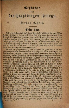Schillers sämmtliche Werke : in 12 Bänden. 9, Geschichte des dreißigjährigen Kriegs