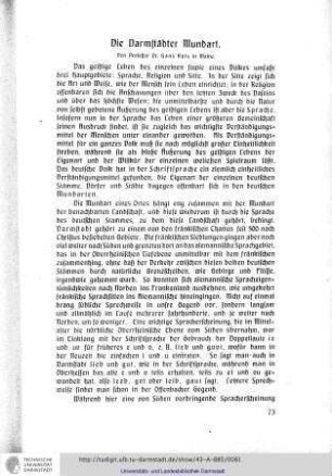 Die Darmstädter Mundart