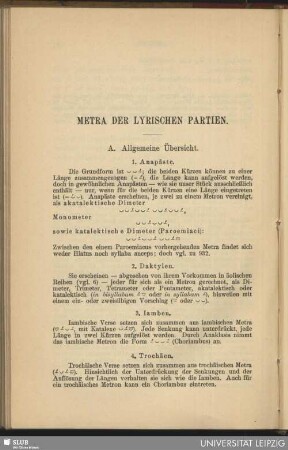 Metra Der Lyrischen Partien