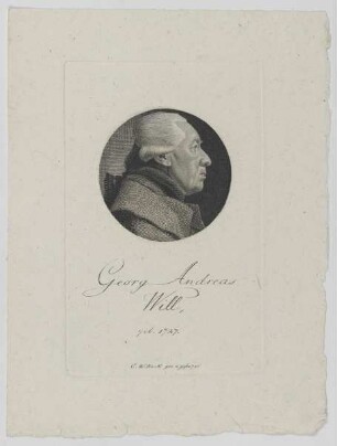 Bildnis des Georg Andreas Will