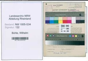 Entnazifizierung Wilhelm Bohle , geb. 12.03.1900 (Arzt)