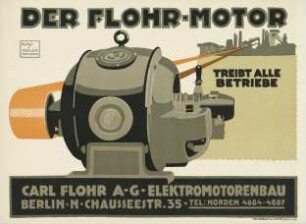 Der Flohr-Motor. Carl Flohr AG Elektromotorenbau Berlin