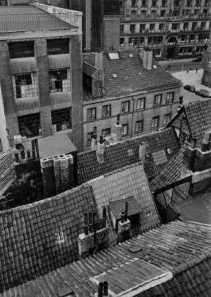 Hamburg-Neustadt. Dächer am Valentinskamp