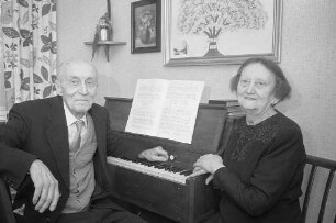 Diamanthochzeit der Eheleute Johann und Elisabeth Freund.