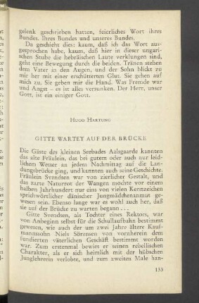 Gitte Wartet Auf Der Brücke