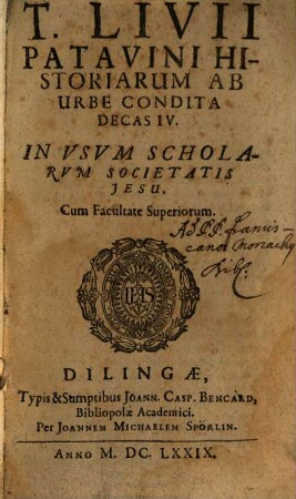 Historiarum ab Urbe condita decas quarta