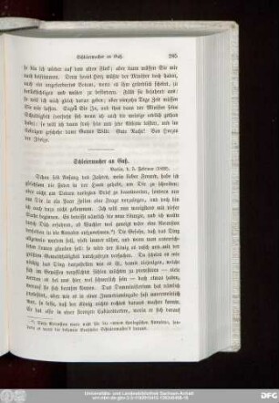 Schleiermacher an Gaß. Berlin, d. 5. Februar (1822).
